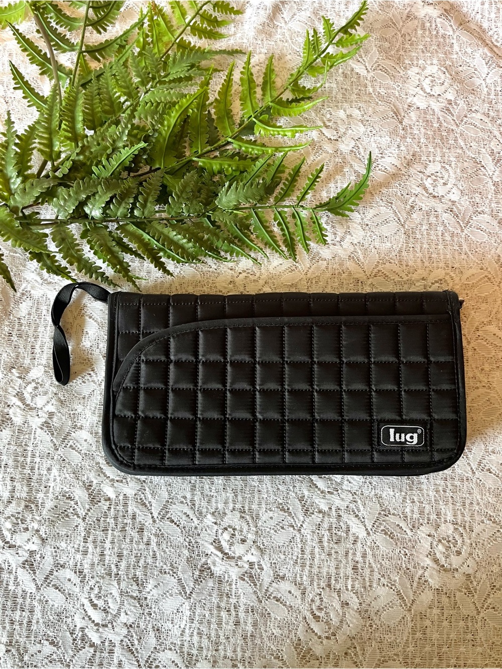 Black LUG Tango Travel Wallet
